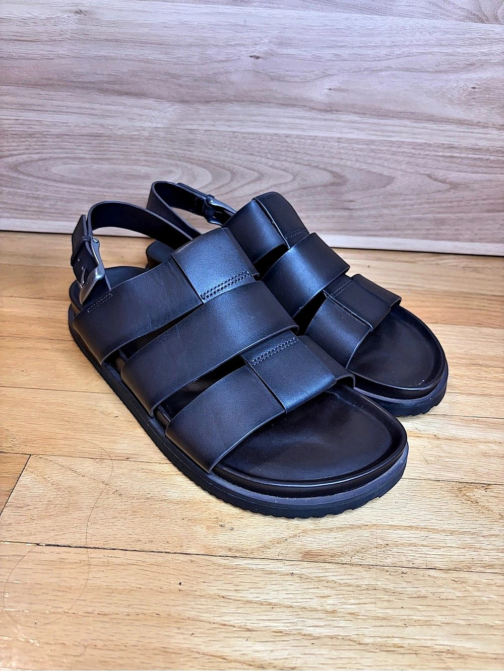 Allen Edmonds Damien Fisherman Brown Leather Sandals - Size 9